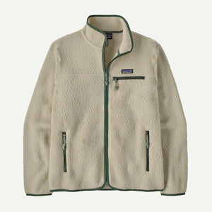 Patagonia Mens Retro Pile Jacket Pelican w/Canopy Green