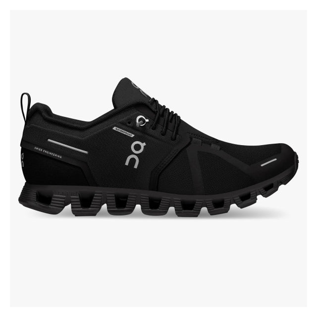 On Running Women&#39;s Cloud 5 Waterproof All Black