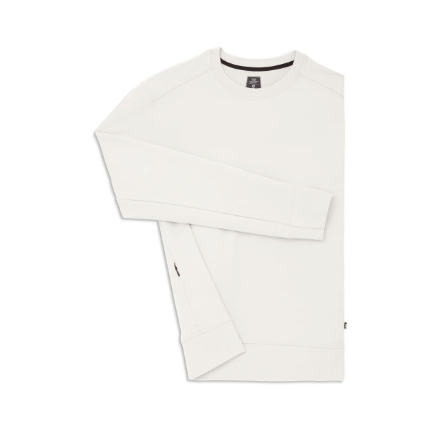 On Running Men&#39;s Crew Neck Undyed-White