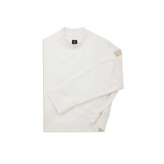 On Running Women&#39;s Crew Neck Undyed-White