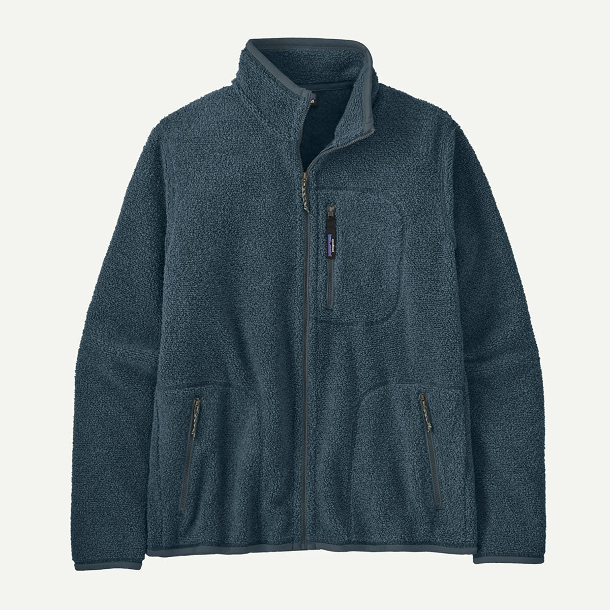 Patagonia Mens Reclaimed Fleece Jacket Summit Blue
