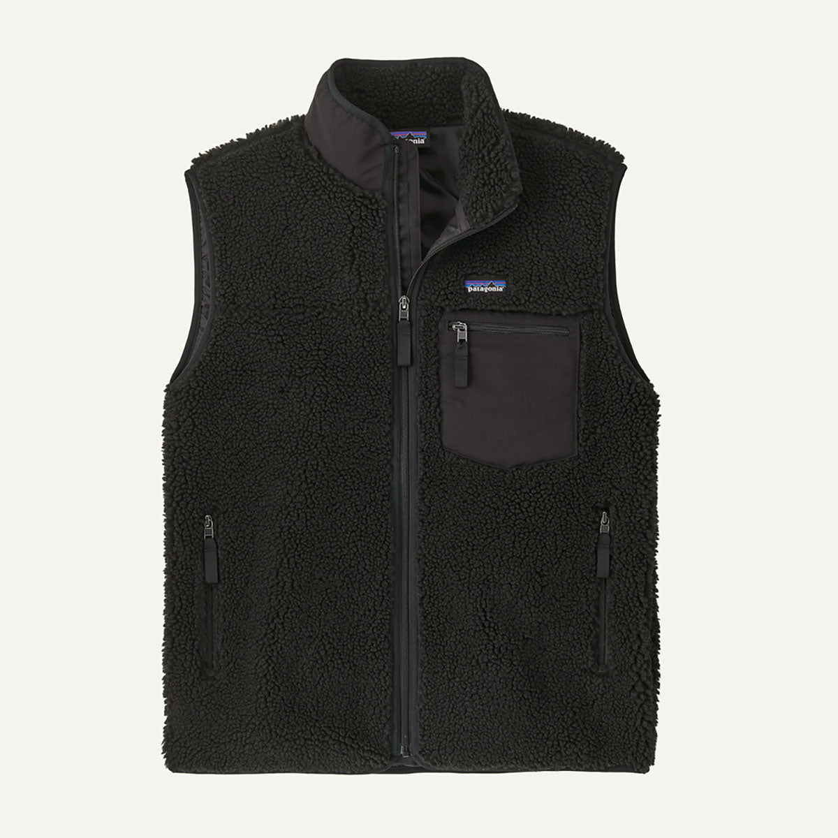 Patagonia Mens Classic Retro-X Vest Black w/Black