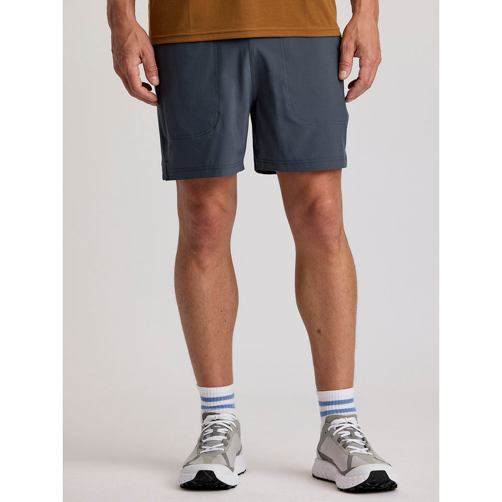 Free Fly Apparel Mens Bamboo-Lined Active Breeze Short - 5.5 Storm Cloud