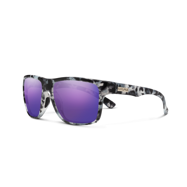 Suncloud Rambler Sunglasses (Medium Fit) MT Ice Tort | Polar Purple Mir