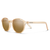 Suncloud Low Key Sunglasses (Small-Medium Fit) Crystal Peach/Pol Brown