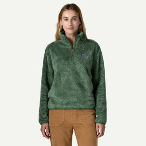 Patagonia Womens Los Gatos 1/4-Zip Fleece Canopy Green