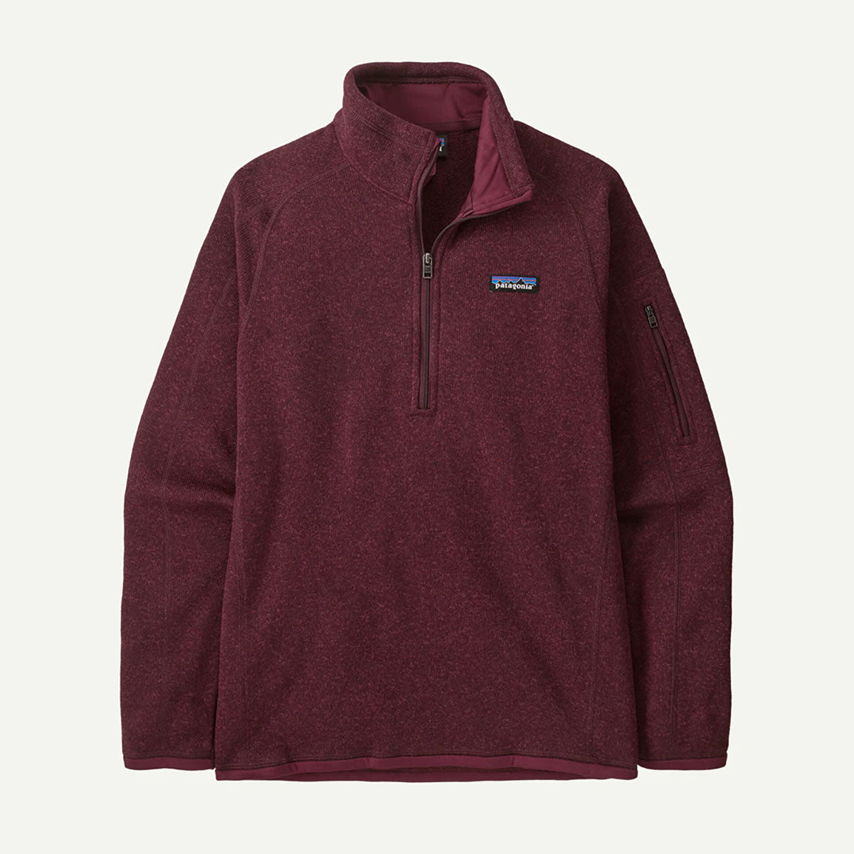 Patagonia Womens Better Sweater 1/4 Zip Berry Fig
