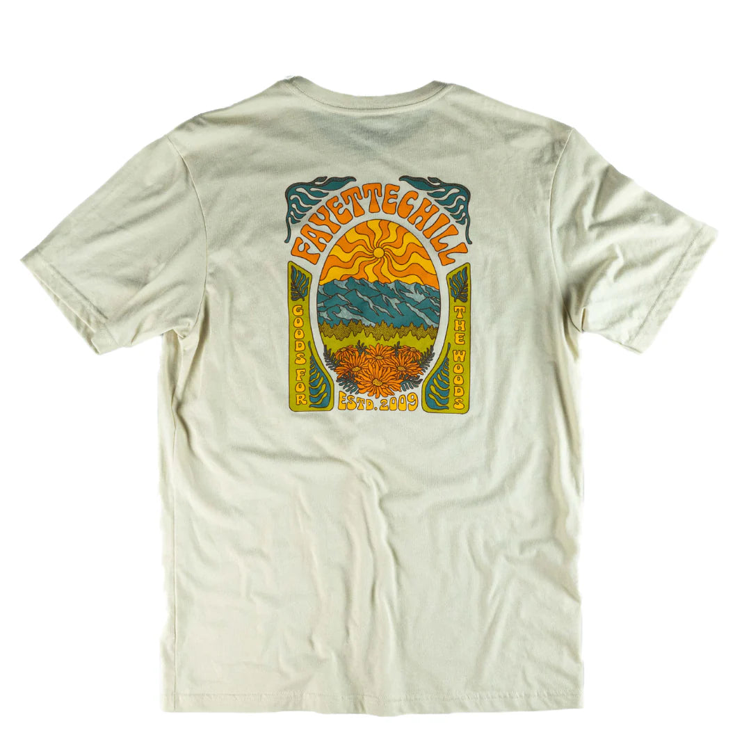 Fayettechill Men's Mountain Daze Short Sleeve French Vanilla