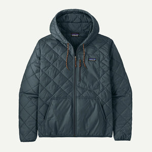 Patagonia Mens Diamond Quilted Bomber Hoody Summit Blue