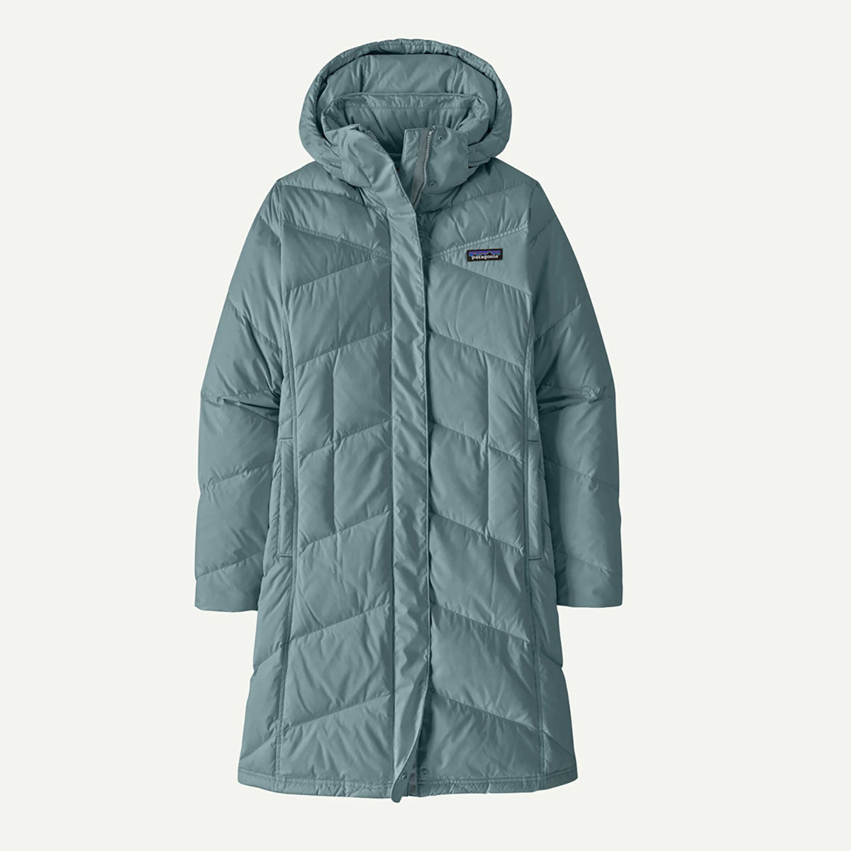 Patagonia Womens Down With It Parka Blue Sage