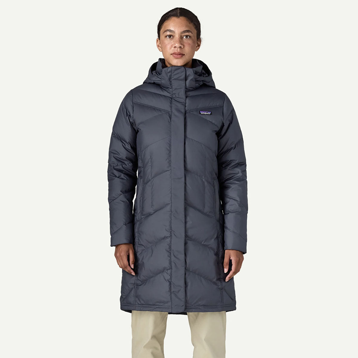 Patagonia Womens Down With It Parka Sunken Blue