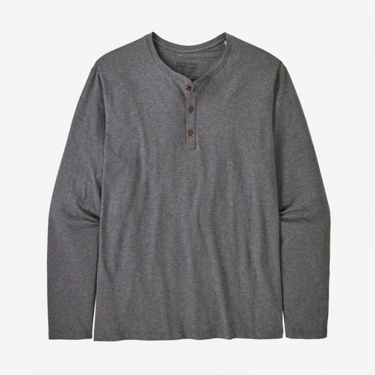 Men's Long-Sleeved Daily Henley