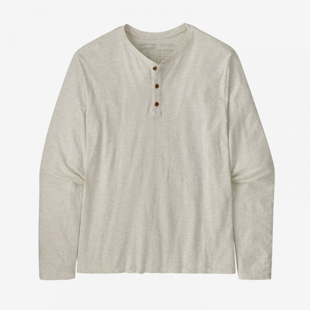 Patagonia M LS Daily Henley BCW Birch White