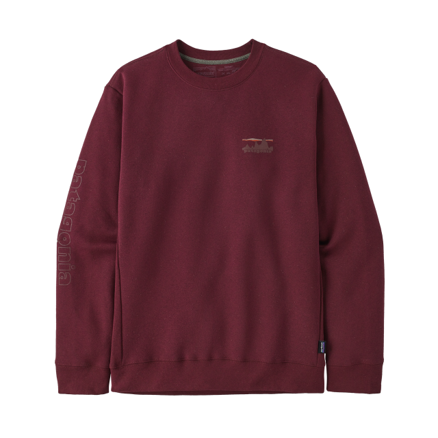 Patagonia Men's '73 Skyline Uprisal Crew Sweatshirt EQR Sequoia Red / S