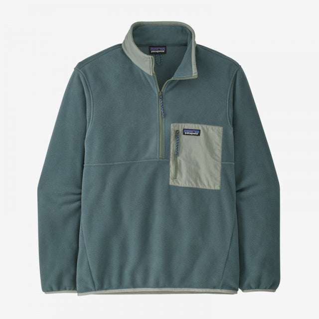 Patagonia Mens Microdini 1/2 Zip Pullover Nouveau Green