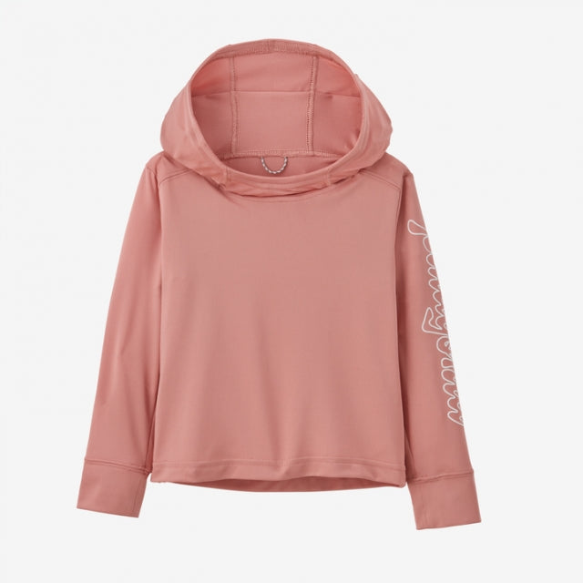 Patagonia Baby Capilene Silkweight UPF Hoody FSSU Fitz Script: Sunfade Pink