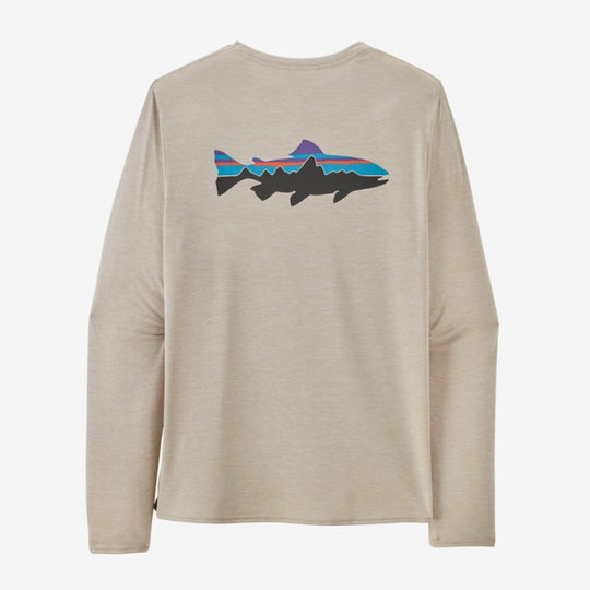 Men's Long-Sleeved Capilene Cool Daily Graphic Shirt - Waters