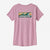 Patagonia Women's Capilene Cool Daily Graphic Shirt - Waters BTMX Boardshort Logo: Milkweed Mauve X-Dye