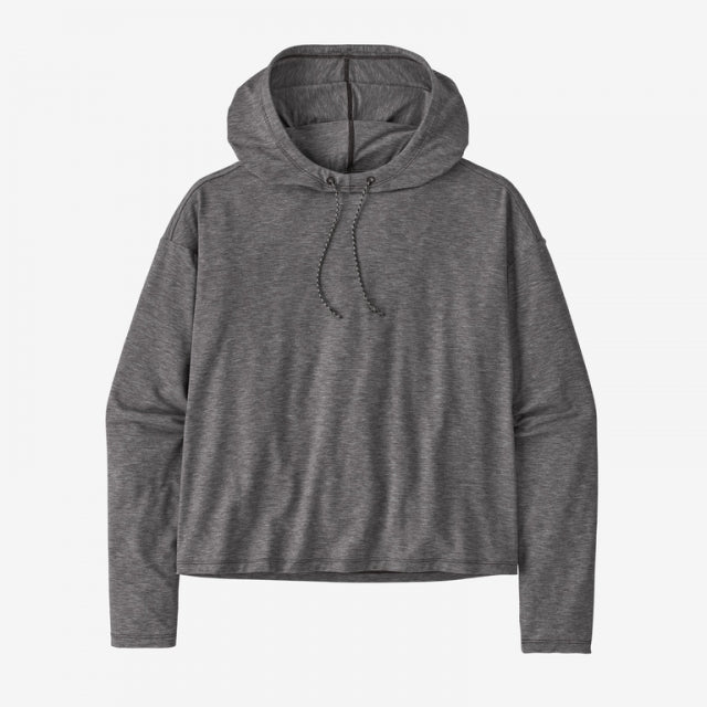 Patagonia Women's Long-Sleeved Glorya Hooded Top INBK Ink Black