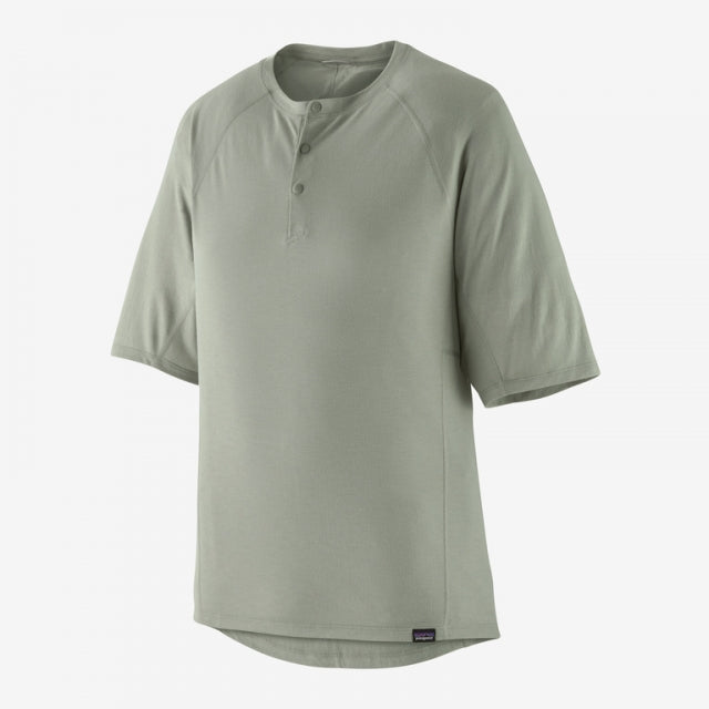 Patagonia Men's Capilene Cool Trail Bike Henley STGN Sleet Green