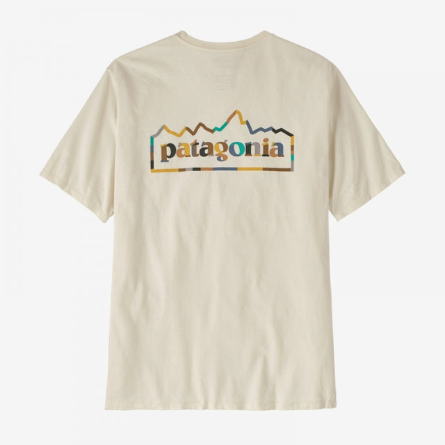 Patagonia Men's Unity Fitz Responsibili-Tee BCW Birch White