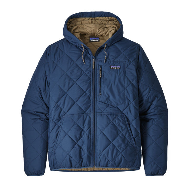 Patagonia diamond quilted bomber hooded jacket hotsell