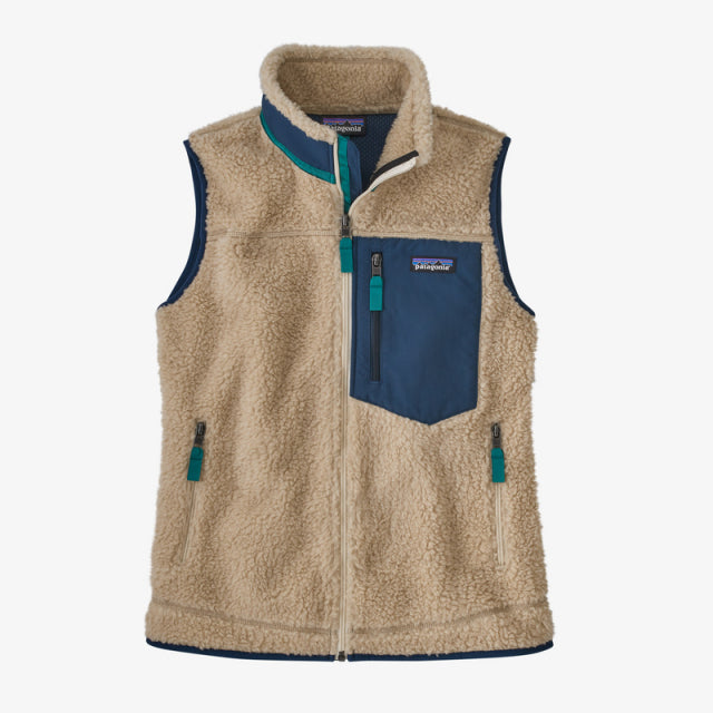 Patagonia Womens Classic Retro-X Vest Dark Natural