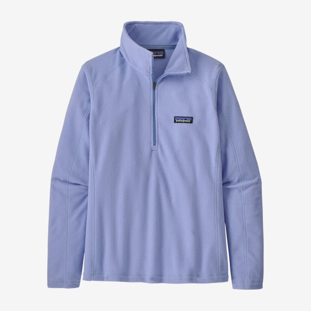 Patagonia Womens Micro D 1/4 Zip Pale Periwinkle