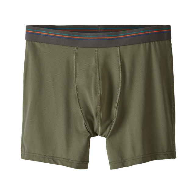 Patagonia Men&#39;s Sender Boxer Briefs - 6&quot; Industrial Green