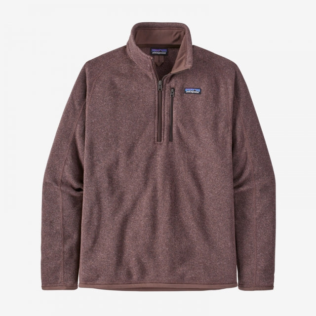 Patagonia Mens Better Sweater 1/4 Zip Dusky Brown
