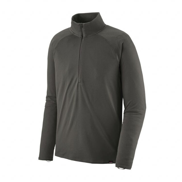 Patagonia Men&#39;s Capilene Midweight Zip-Neck Forge Grey