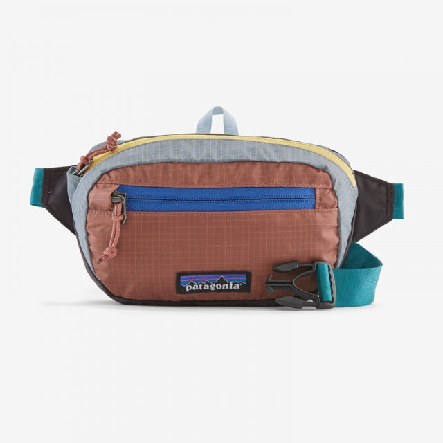 patagonia ultralight black hole mini hip pack 1l PATCHWORK- Subtidal Blue making it a convenient option for those on the go Patagonia Ultralight Black Hole Mini