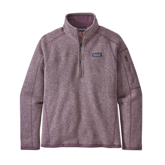 Patagonia Womens Better Sweater 1/4 Zip Hazy Purple