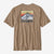 Patagonia Men's Line Logo Ridge Pullovercket Responsibili-Tee GRBN Grayling Brown