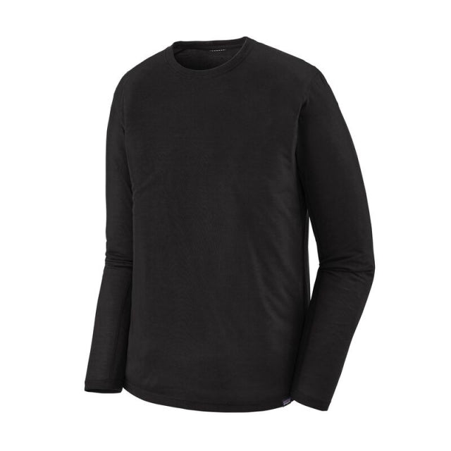 Patagonia Men&#39;s Long-Sleeved Capilene Cool Trail Shirt Black