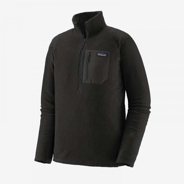 Patagonia Men&#39;s R1 Air Zip-Neck BLK Black