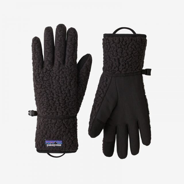 Patagonia Retro Pile Gloves BLK Black