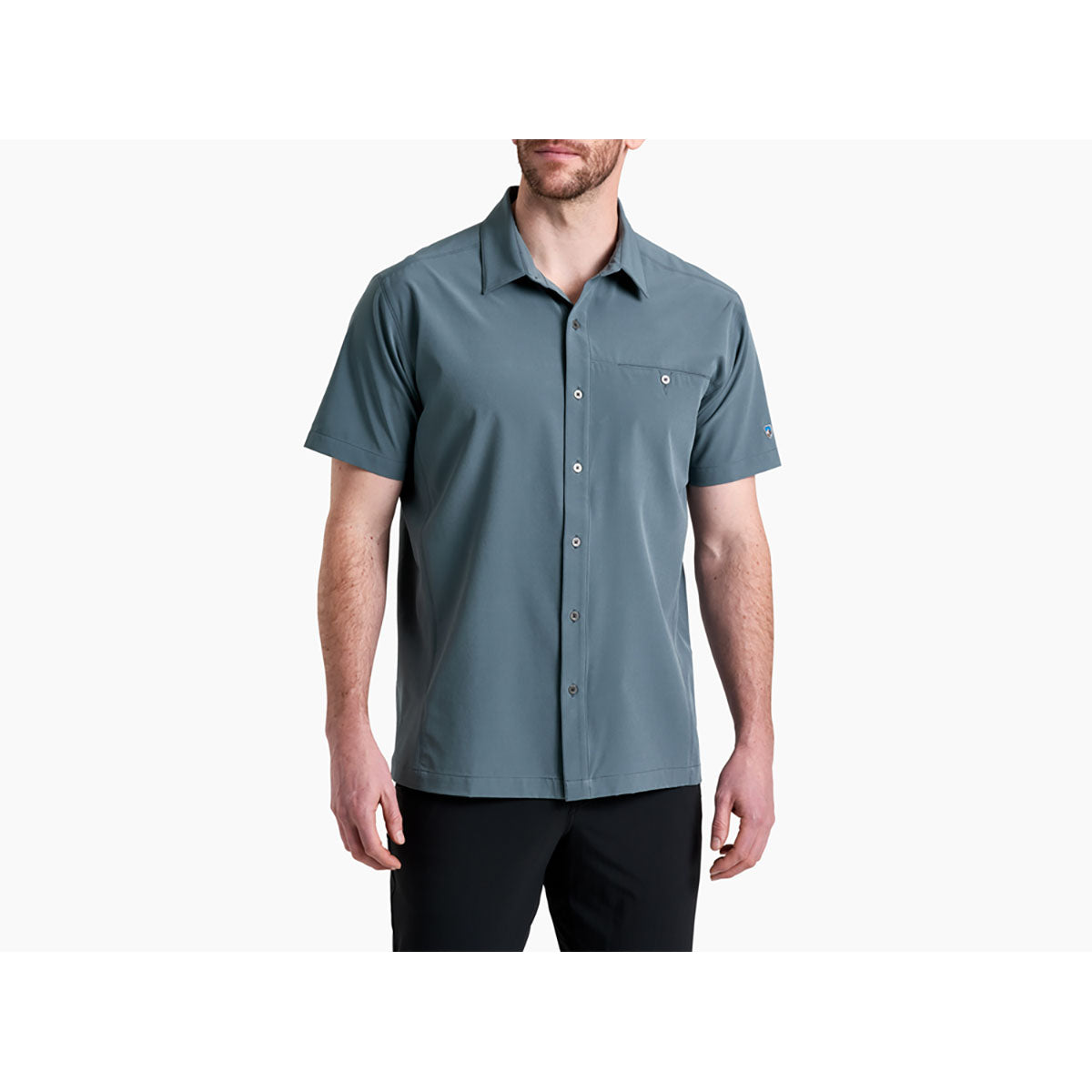 Kuhl Mens Renegade Shirt Charcoal Blue