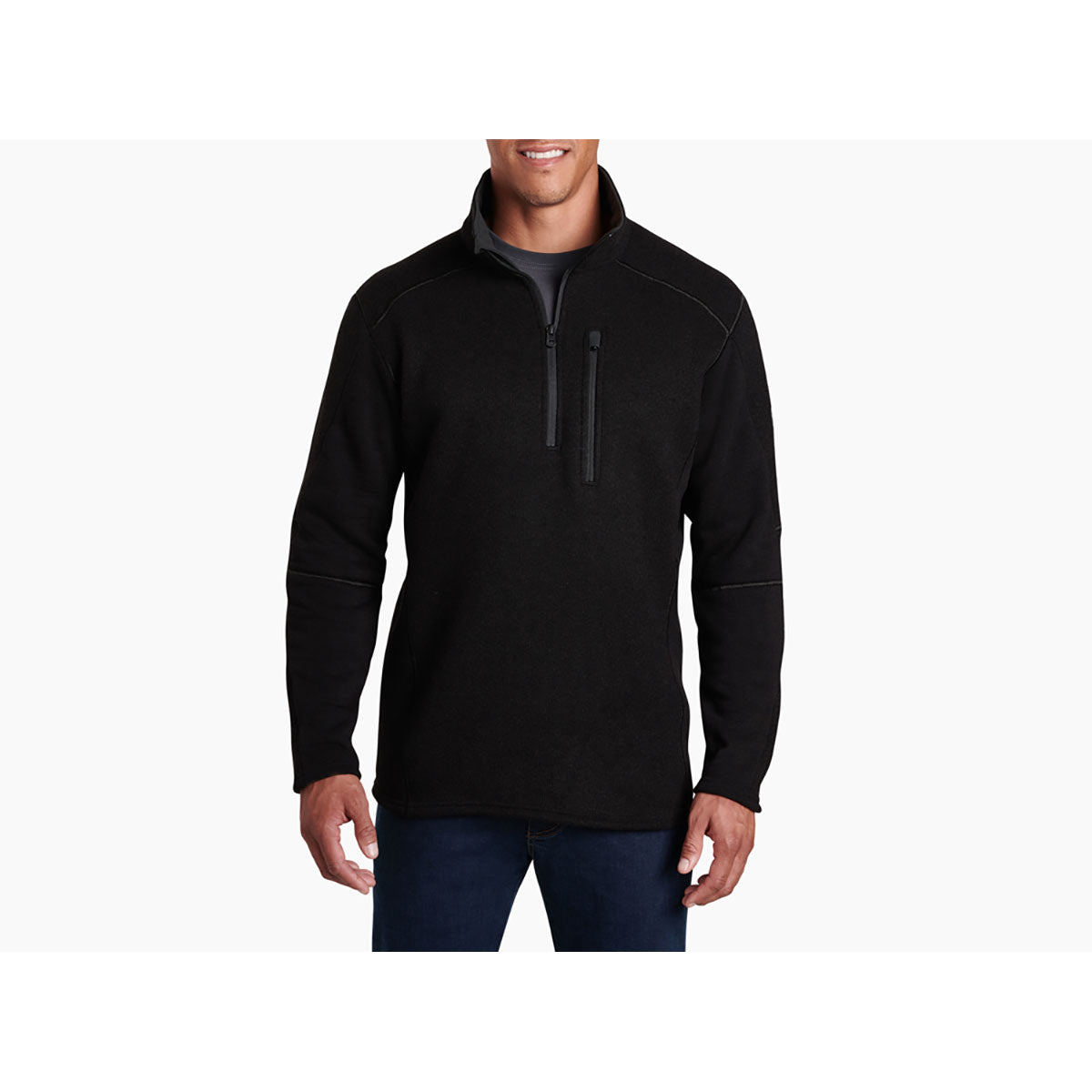 Kuhl Mens Interceptr 1/4 Zip Black