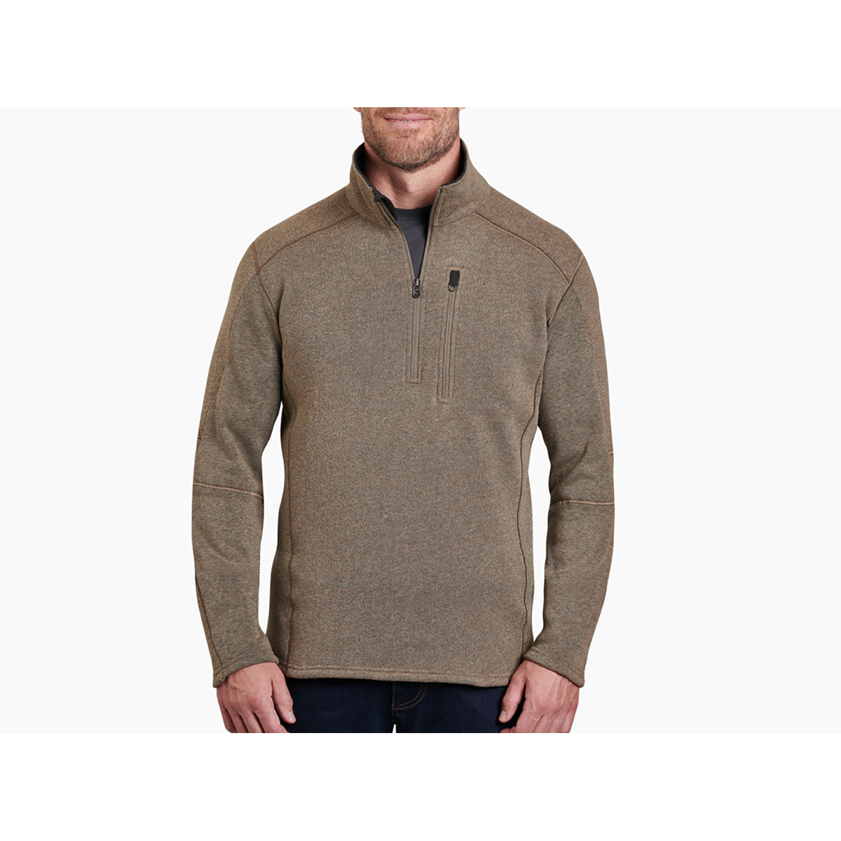 Kuhl Mens Interceptr 1/4 Zip Oatmeal