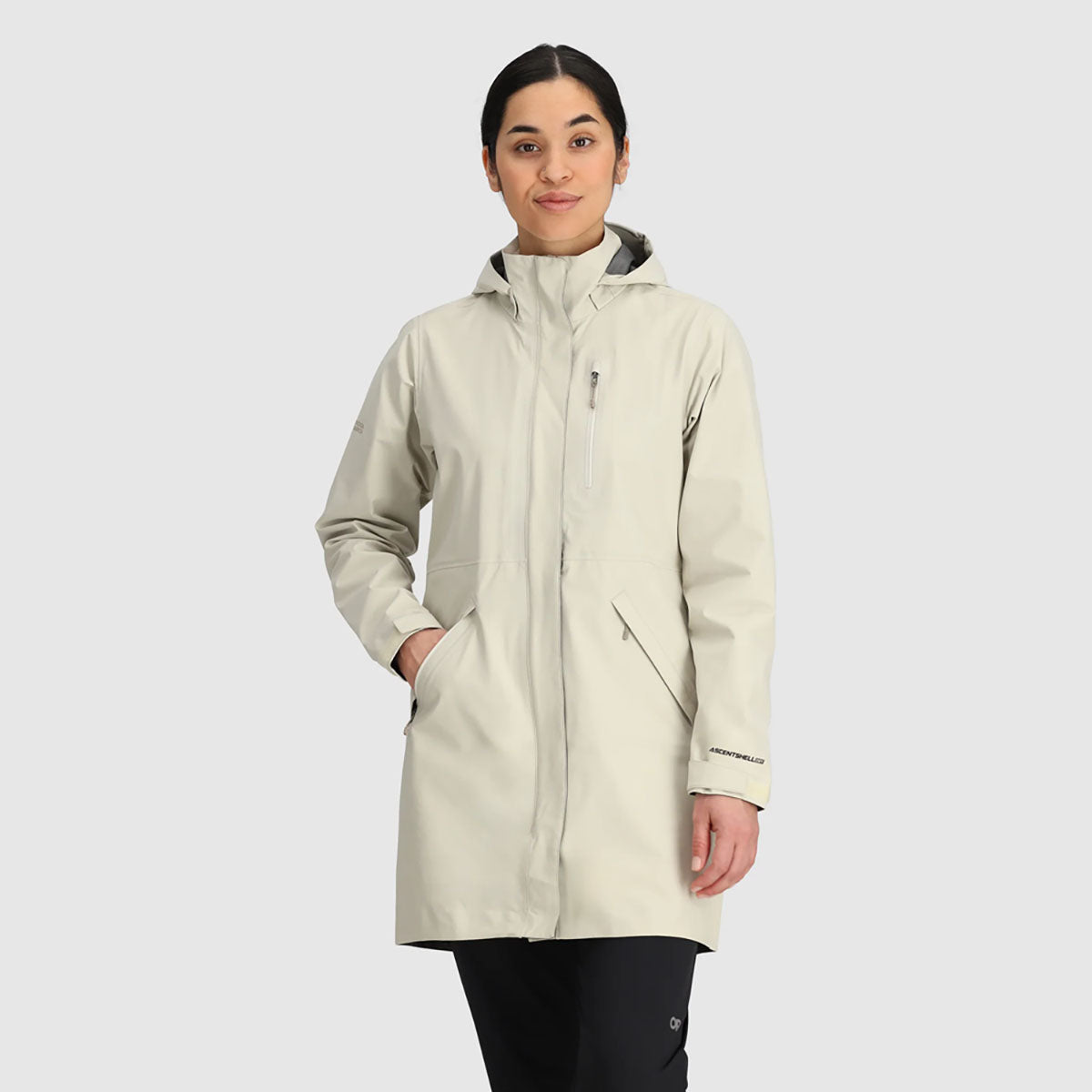 Outdoor Research Womens Aspire 3L Trench Oyster