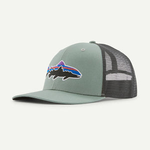 Patagonia Fitz Roy Trout Trucker Hat Cover Green