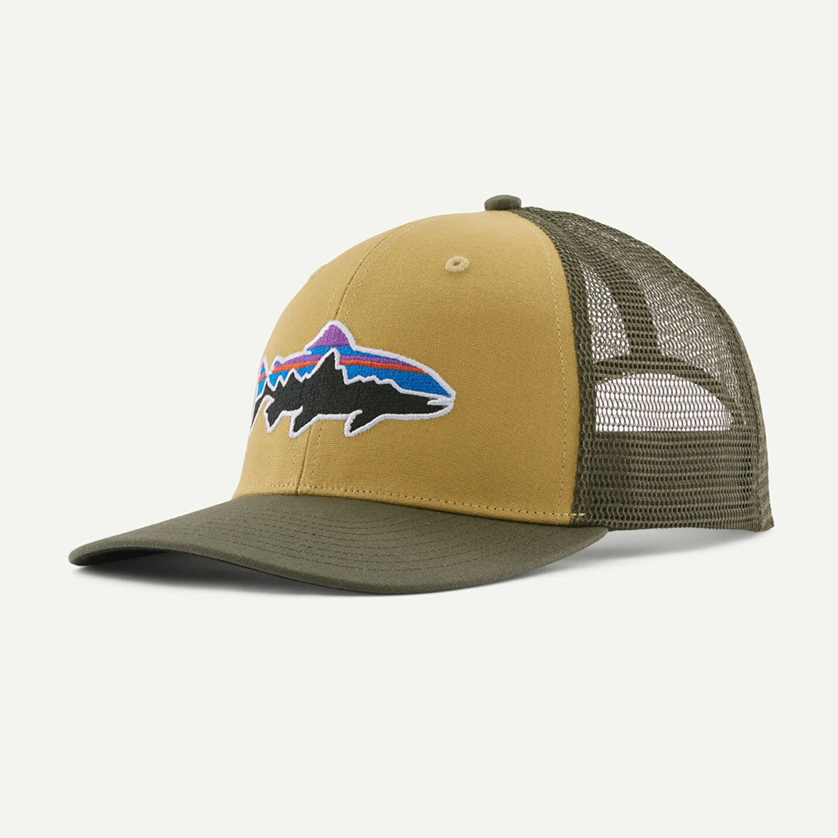 Patagonia Fitz Roy Trout Trucker Hat Lynx Tan