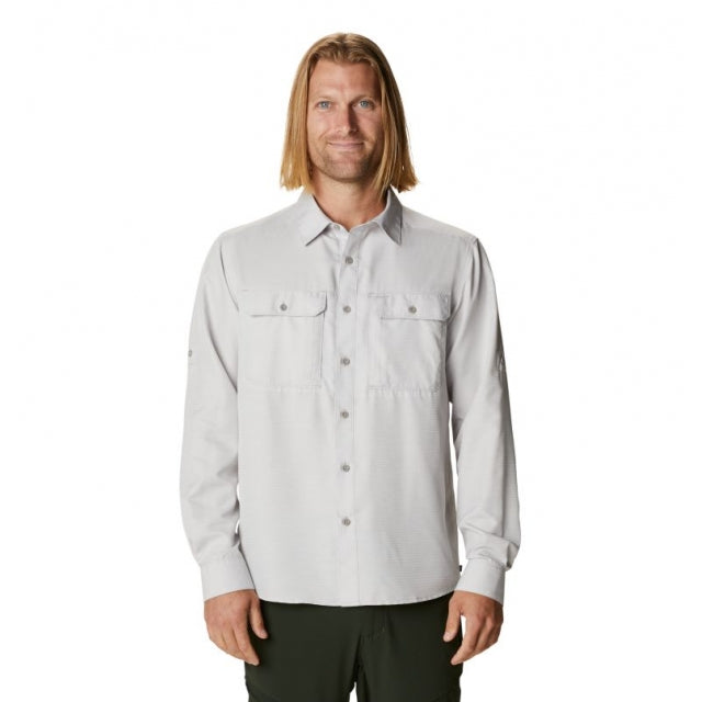 Mountain Hardwear Men&#39;s Canyon Long Sleeve Shirt 055 Light Dunes