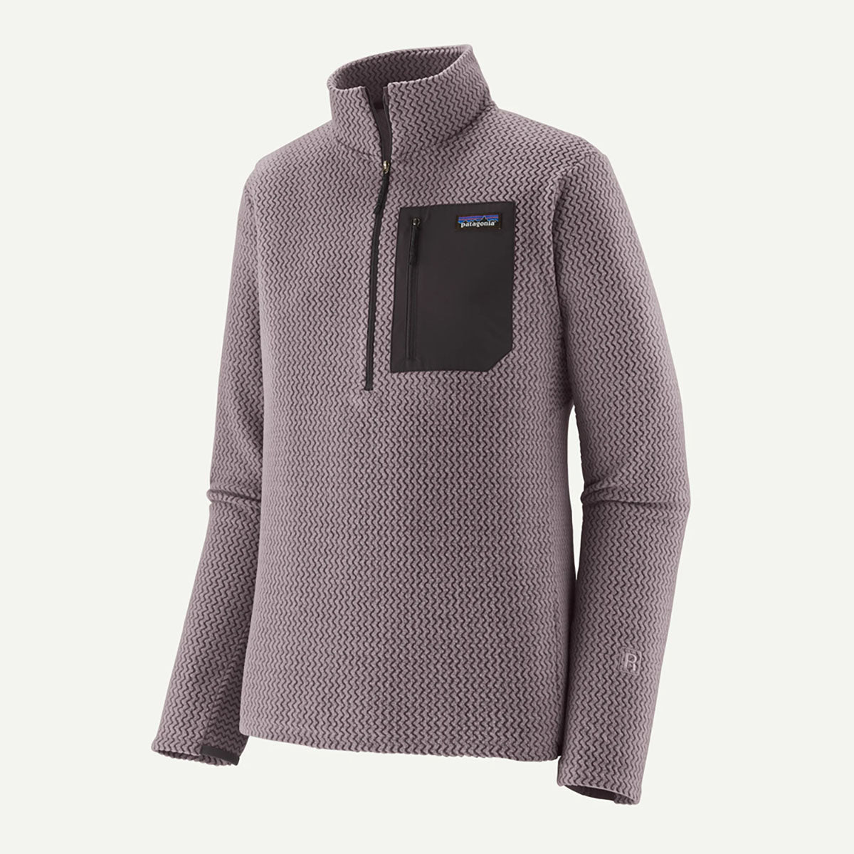 Patagonia Mens R1 Air Fleece  Zip Neck ay Grey / M