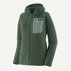 Patagonia Womens R1 Air Full-Zip Hoody Canopy Green
