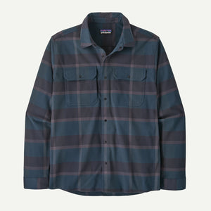 Patagonia Mens Canyonite Flannel Shirt Road Trip: New Navy