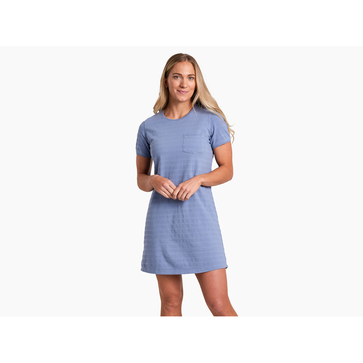 Kuhl Womens Willa T-Shirt Dress Blue Cove