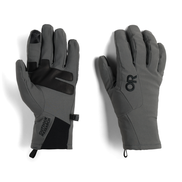 Outdoor Research M Sureshot Softshell Gloves 0890 Charcoal