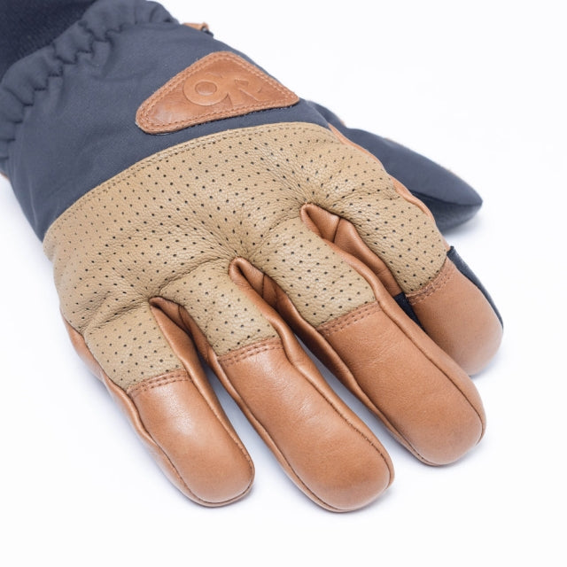 Outdoor Research Snowcrew Leather Gloves 2803 Dark Natural/Black